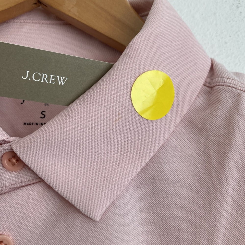 J. Crew Men's Soft-touch polo shirt Small Sunwashed Peony‎ Color - Picture 5 of 8